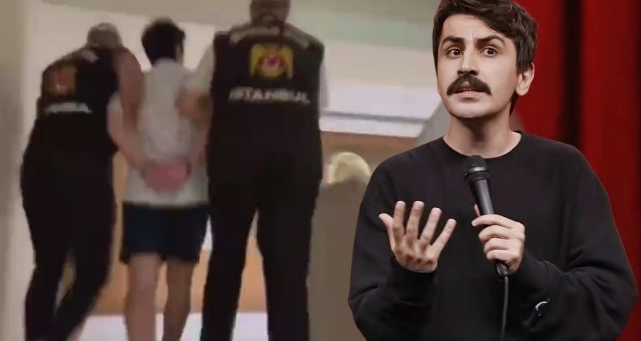 Kendisi gelip teslim olan Deniz Göktaş'a Emniyet'te ters kelepçe taktılar