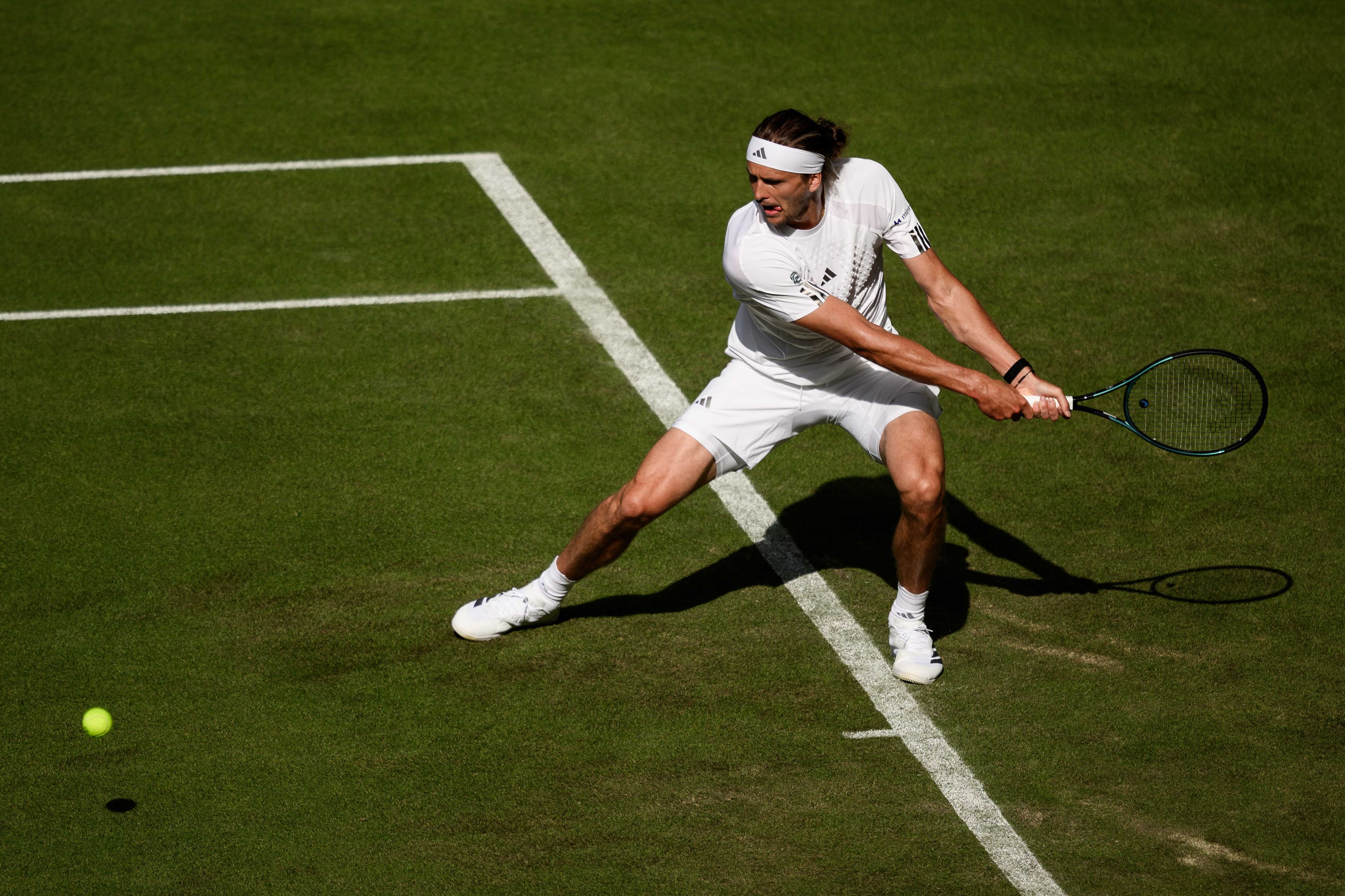 Wimbledon'da Zverev çeyrek finalde