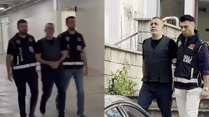 Haluk Levent'in tutuklanma görüntüsü ortaya çıktı! Dikkat çeken kelepçe detayı