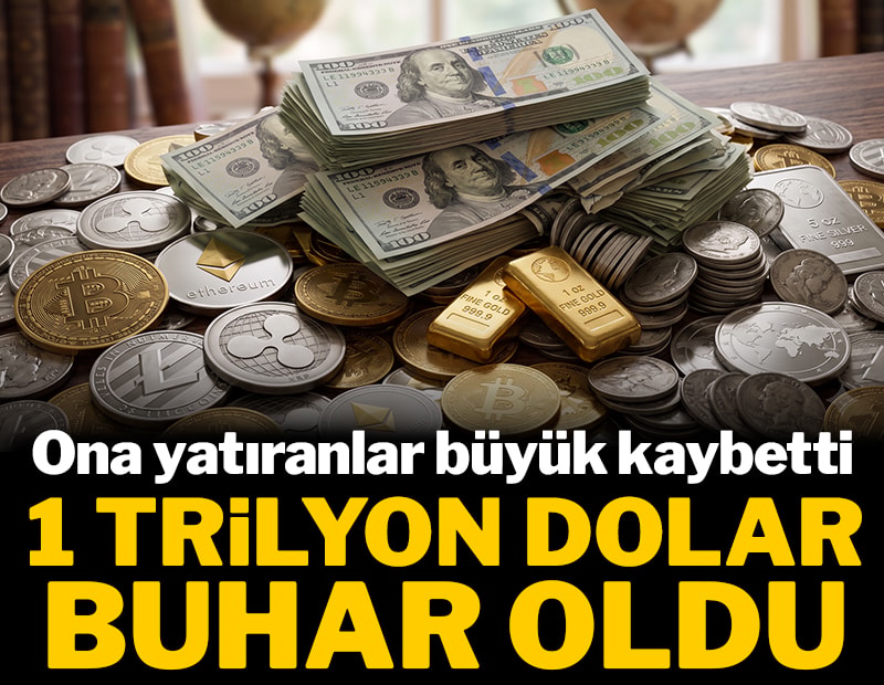 Ona yatıranlar büyük kaybetti: 1 trilyon dolar buhar oldu