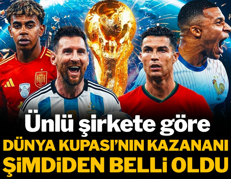 Ünlü platforma göre Dünya Kupası'nın kazananı şimdiden belli oldu: İşte o takım