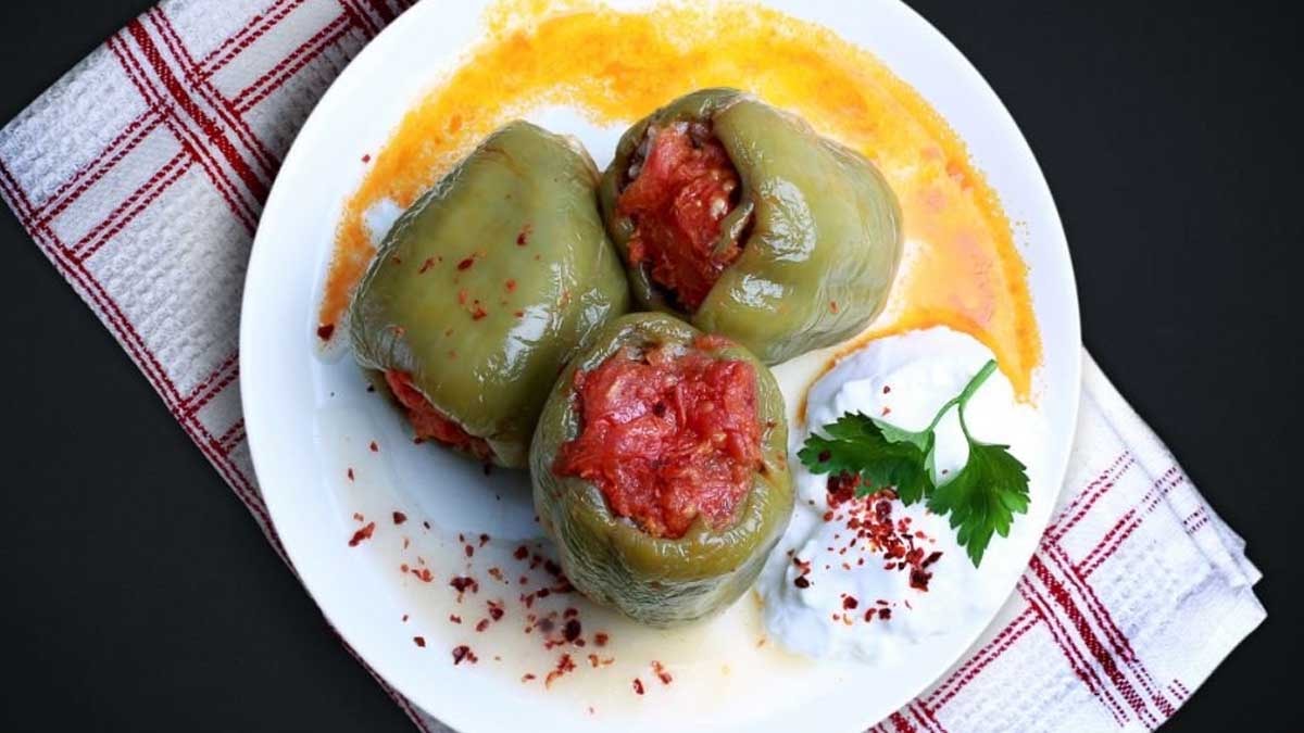 Fransızlar dolma biberi işte böyle hazırlıyorlar