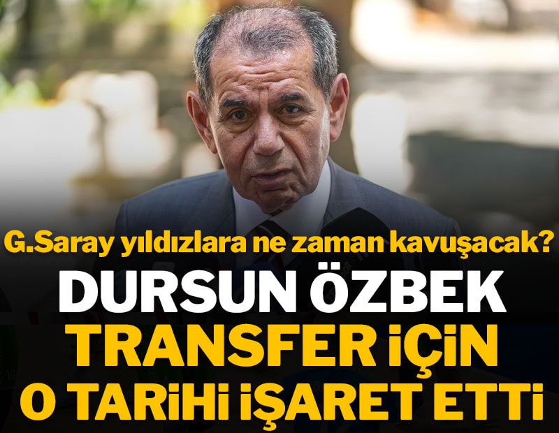 Dursun Özbek transferde tarihi işaret etti