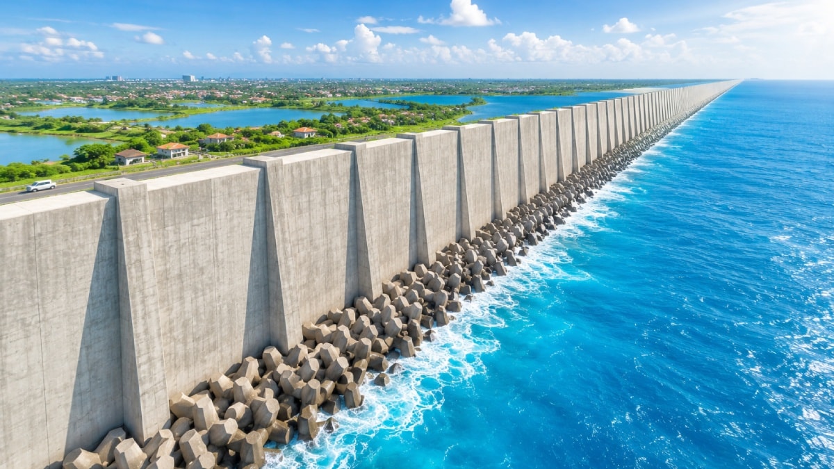 Denizin önüne 575 kilometrelik dev duvar örecekler