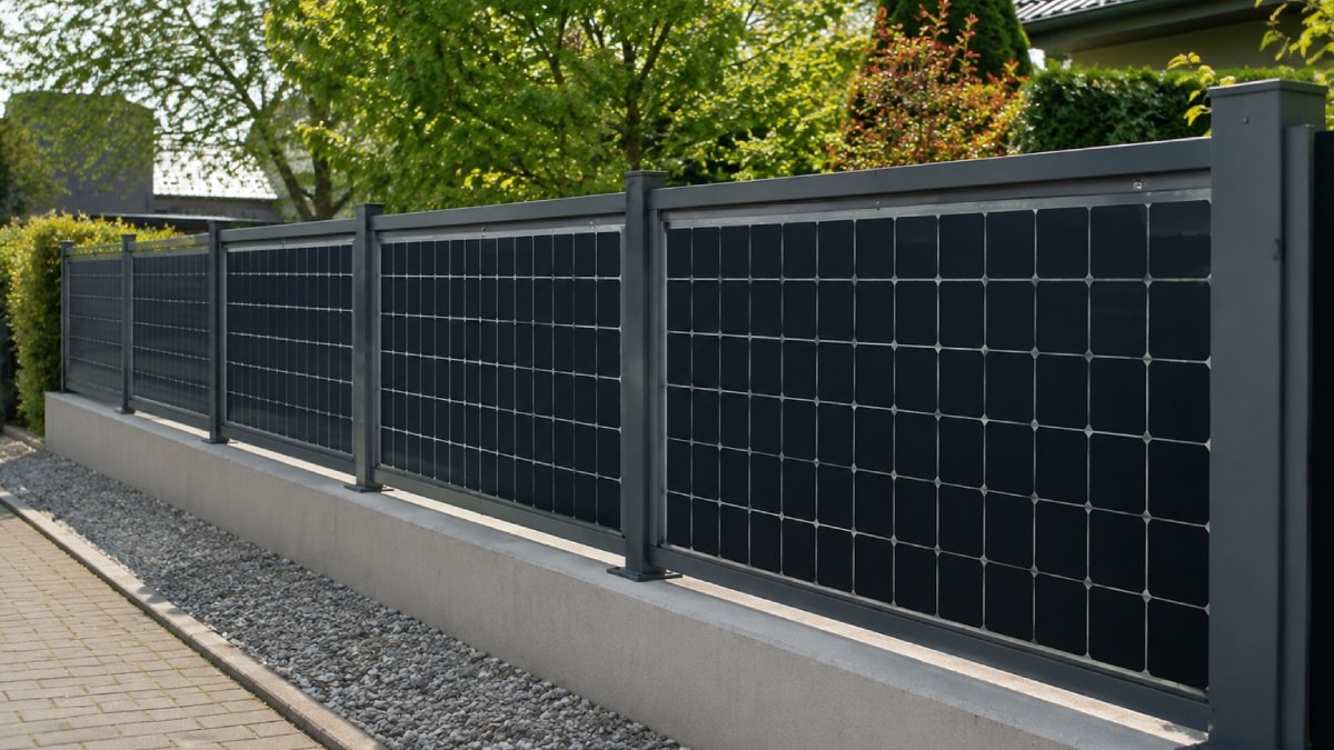 Yeni sistem hızla yayılıyor: Bahçe duvarları artık elektrik üreten panellerle kaplanacak