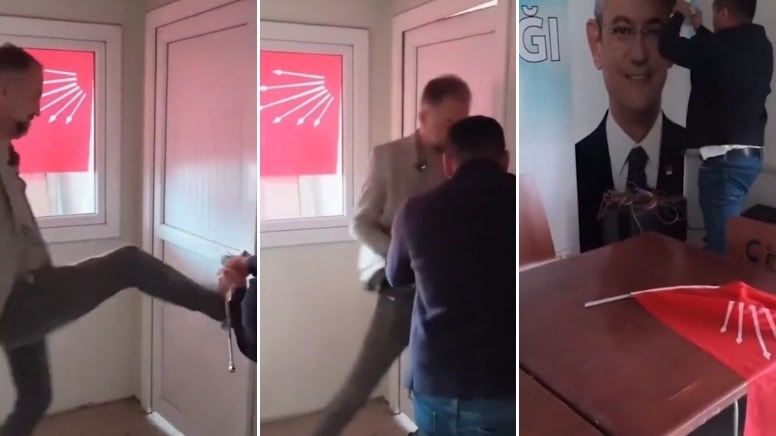 Kılıçdaroğlu'nun atadığı başkan, il binasına kapıyı kırarak girdi
