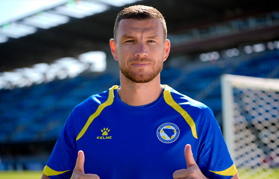 ABD'li spiker 'Bosna'nın yerini bilmiyorum' dedi, Dzeko'dan yanıt geldi