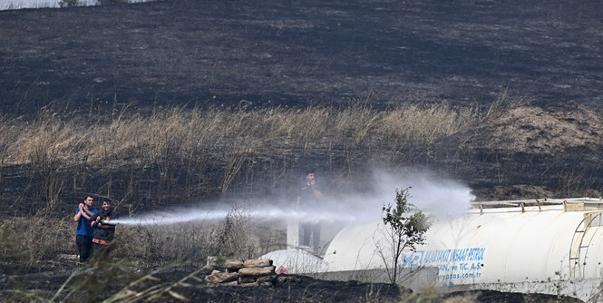 Ankara'da otluk alanda yangın: Havadan ve karadan müdahale sürüyor