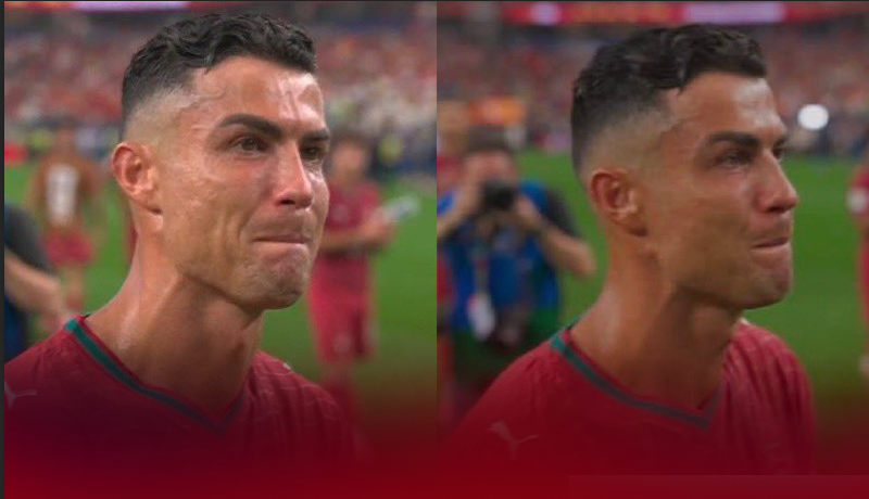 Ronaldo gözyaşlarını tutamadı! Maç sonrası herkesi ters köşe yaptı