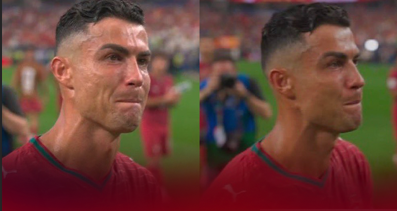 Ronaldo gözyaşlarını tutamadı! Maç sonrası herkesi ters köşe yaptı