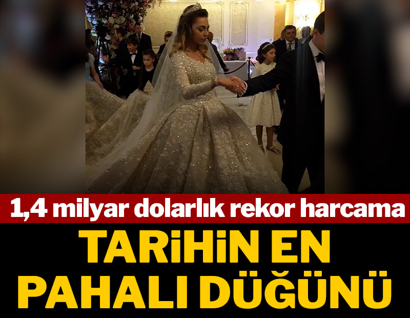 İşte tarihin en pahalı düğünü! Tam 1,4 milyar dolar harcama yapıldı!