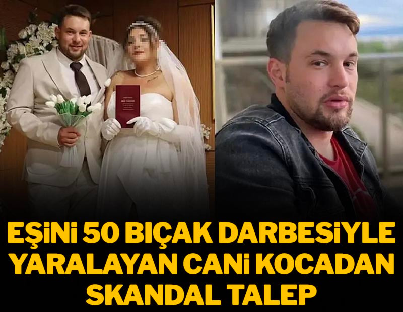 Eşini 50 bıçak darbesiyle yaralayıp tahliyesini istedi