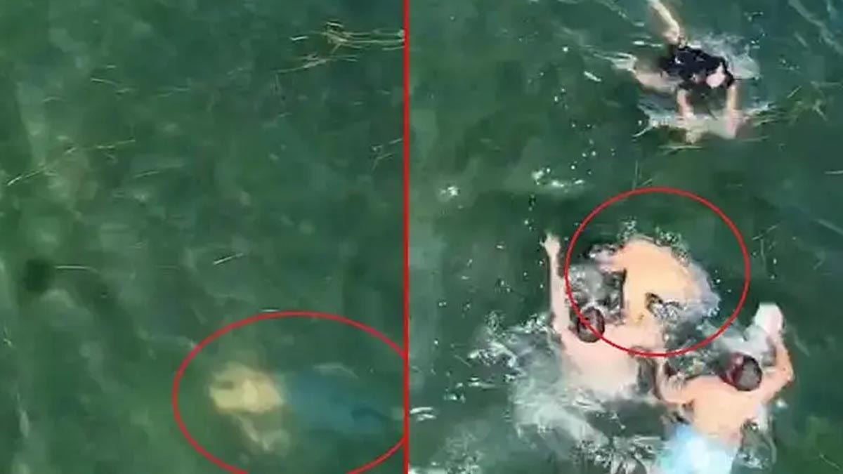 Boğulma tehlikesi geçiren kişi dronla kurtarıldı