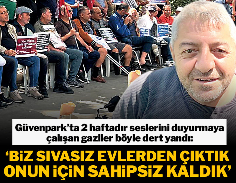 Sıvasız evden çıktık parkta hak arıyoruz