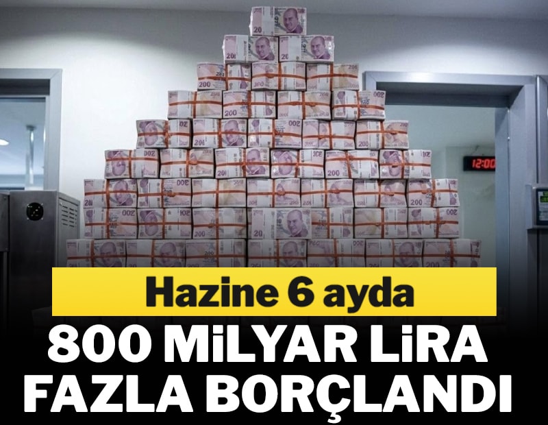 Hazine’nin borcu dağları da aştı