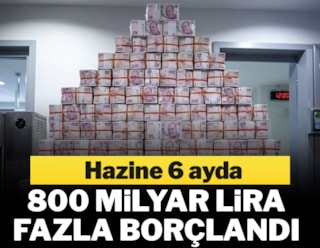 Hazine’nin borcu dağları da aştı