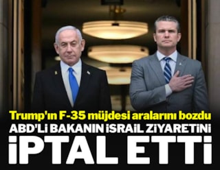 F-35 haberi dostların arasını bozdu: ABD'li bakanın İsrail ziyareti iptal oldu