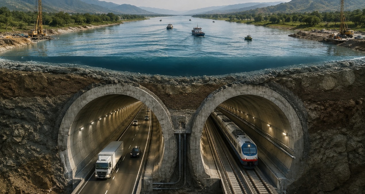 Dev nehrin altını oyup tünel inşa edecekler: 6 saatlik yol 20 dakikaya düşecek