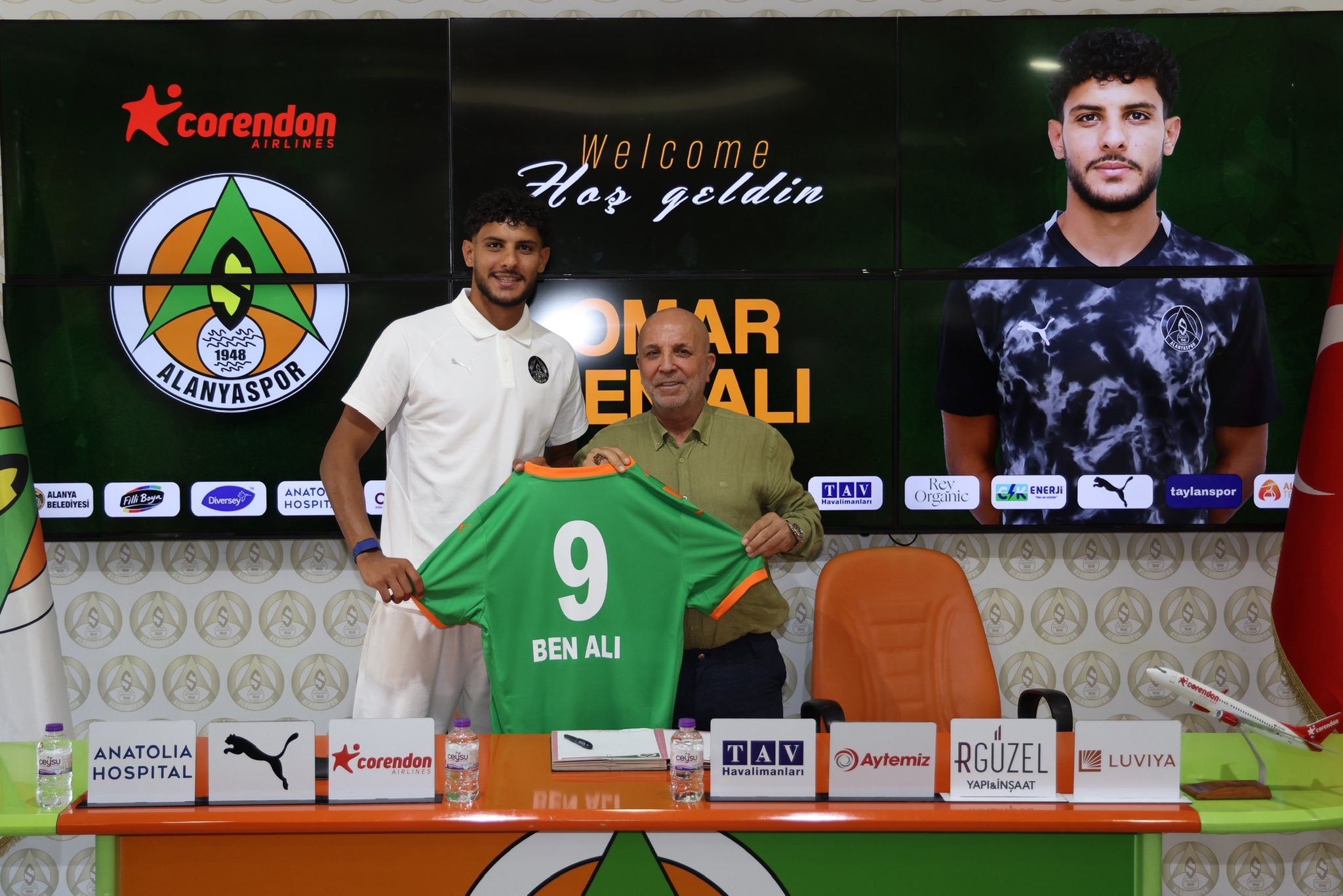 Alanyaspor, Omar Ben Ali'yi renklerine bağladı