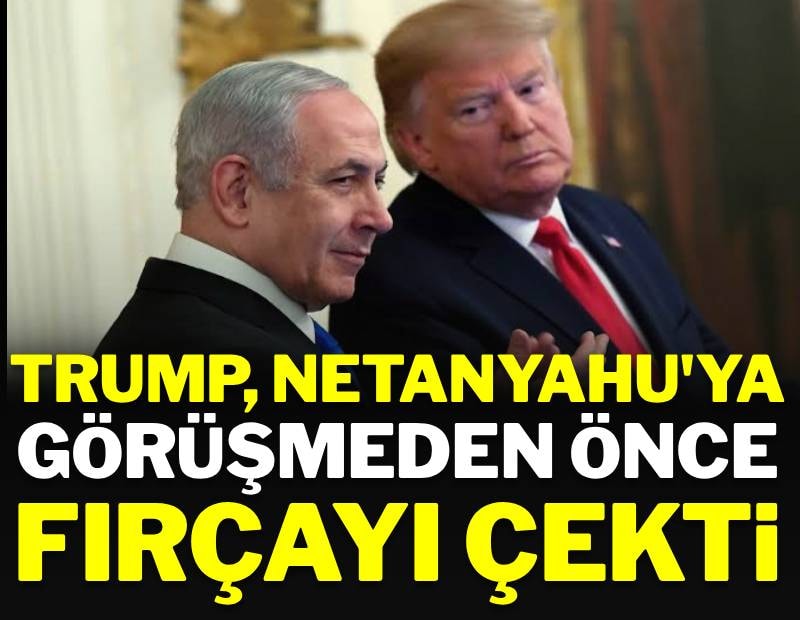 Trump Netanyahu'ya görüşmeden önce fırça çekti: 'Amacı beni savaşta tutmak'