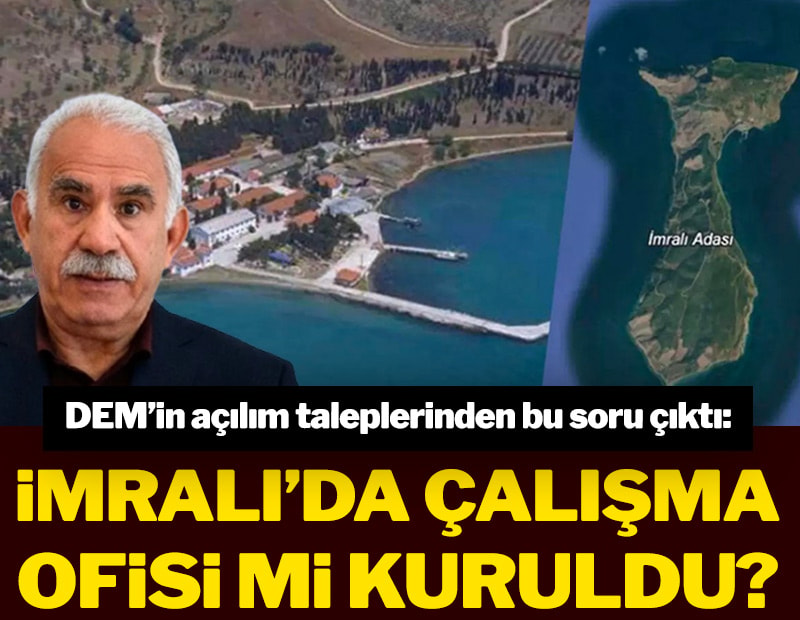 Öcalan için İmralı’da çalışma ofisi mi kuruldu?