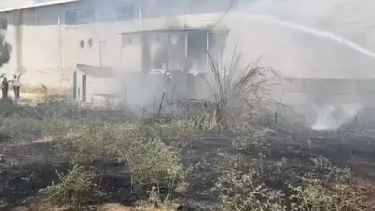 Diyarbakır'da anız yangını depoya sıçradı