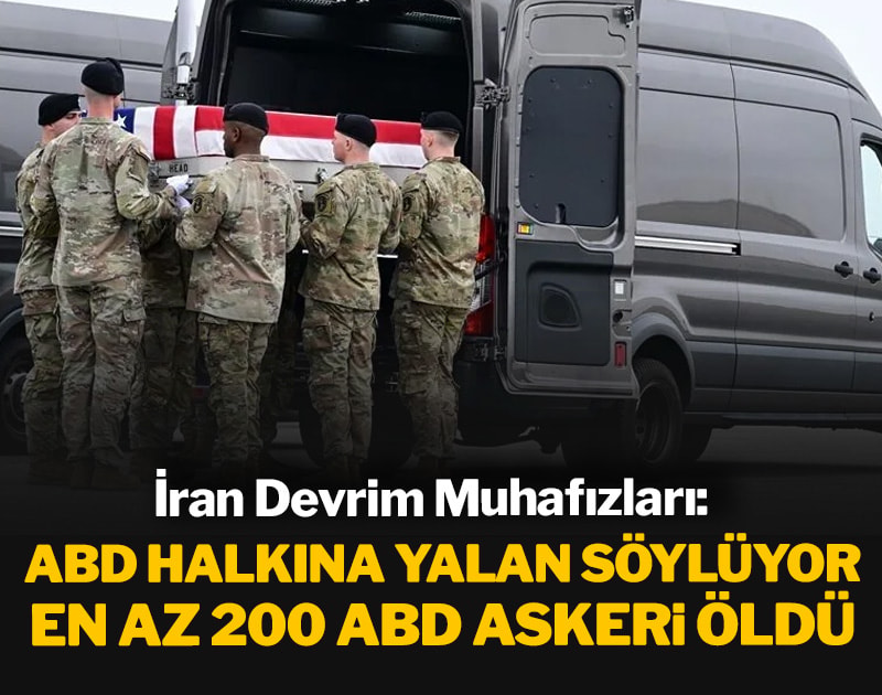 İran Devrim Muhafızları: ABD halkına yalan söylüyor, en az 200 ABD askeri öldü