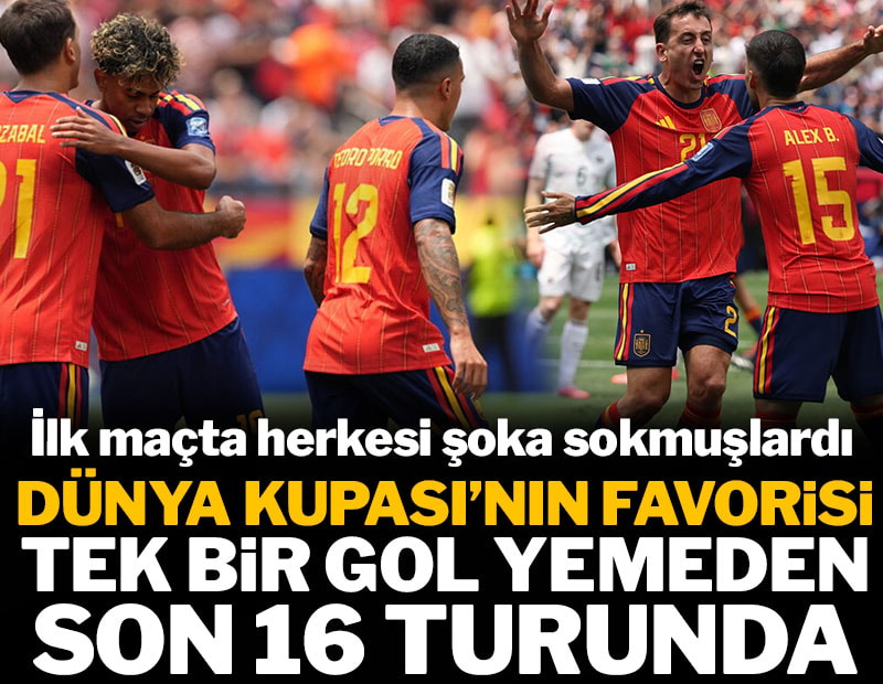 Dünya Kupası'nın favorisi tek bir gol yemeden son 16'da