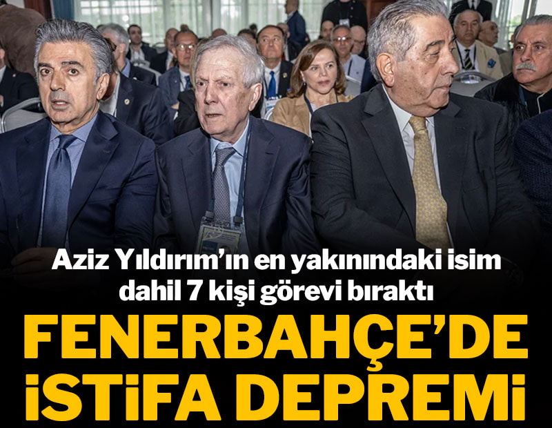 Fenerbahçe Futbol A.Ş.'de Mahmut Uslu dahil 7 isim istifa etti