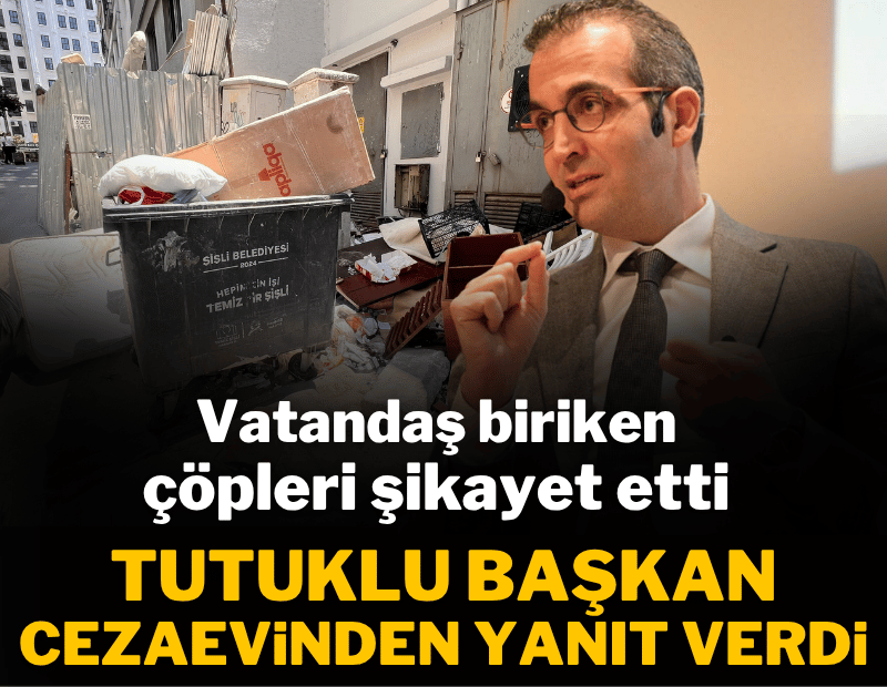 Resul Emrah Şahan'dan çöp şikayeti yapan vatandaşa yanıt: Maalesef tutukluyum