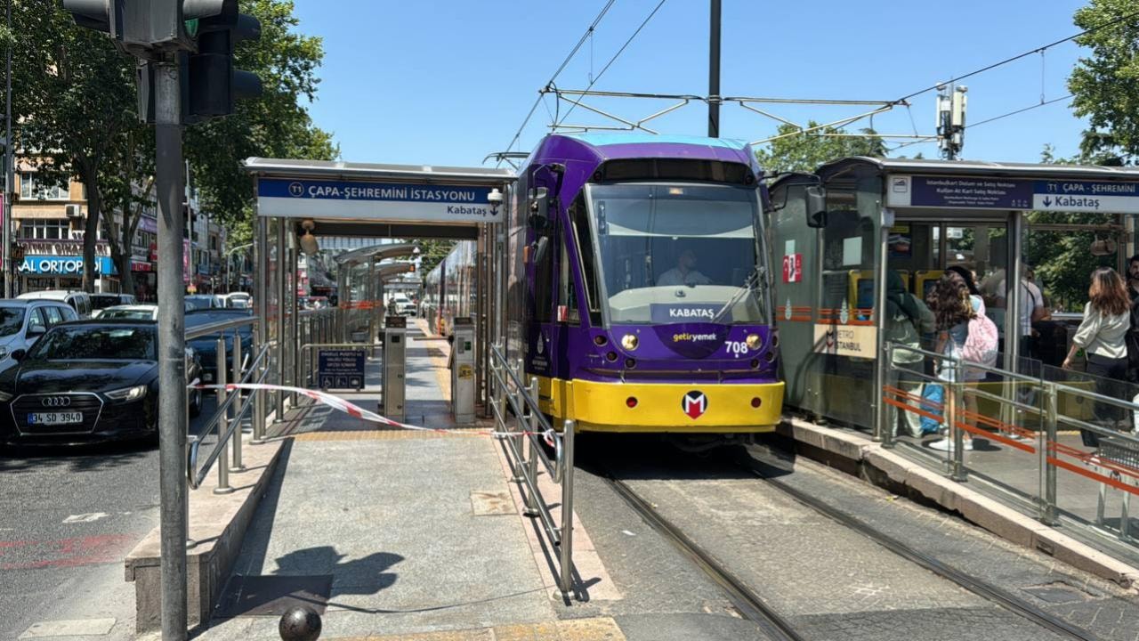 Kabataş-Bağcılar Tramvay Hattı'nda seferler aksadı