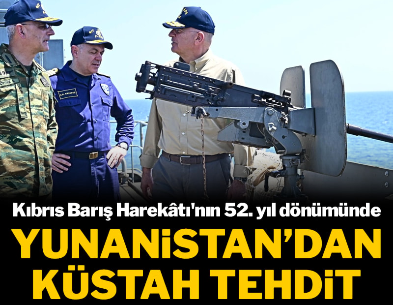 Yunan Bakan Dendias'tan Kıbrıs provokasyonu!