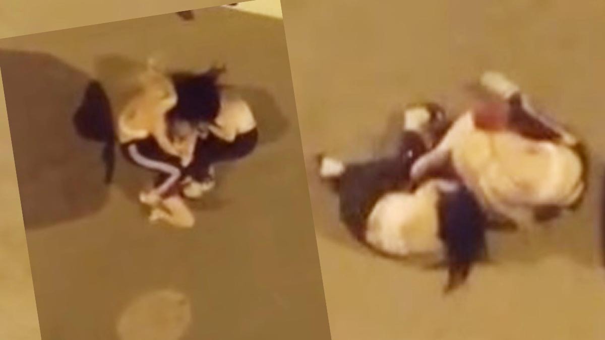 Üç kadın birbirine girdi, gece yarısı mahalleyi ayağa kaldırdılar