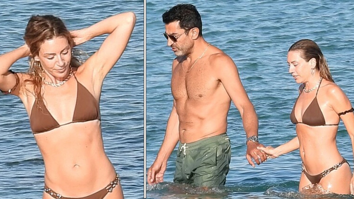 Sinem Kobal ile Kenan İmirzalıoğlu Çeşme'de aşka geldi: Gün batımında romantik anlar