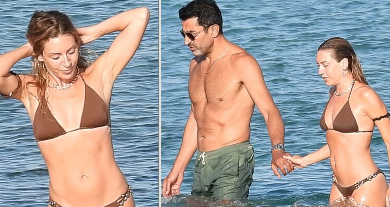 Sinem Kobal ile Kenan İmirzalıoğlu Çeşme'de aşka geldi: Gün batımında romantik anlar