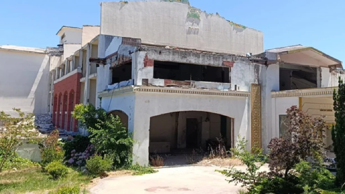 Türkiye'nin lüks oteli harabeye döndü: Tüm eşyaları yağmalandı
