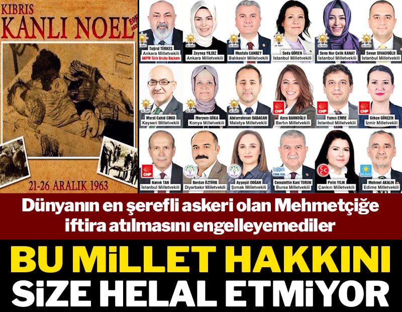Bu millet hakkını size helal etmiyor