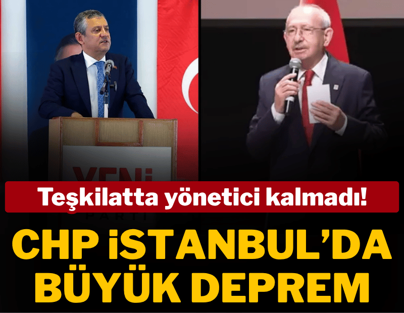 CHP İstanbul'da toplu istifa dalgası: Özgür Çelik ve 36 ilçe başkanı ayrıldı