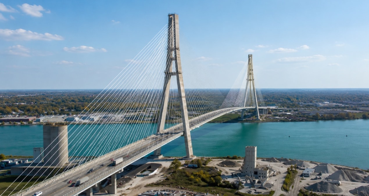 İki Ülkeyi Birleştiren Dev Köprü Nihayet Trafiğe Açıldı