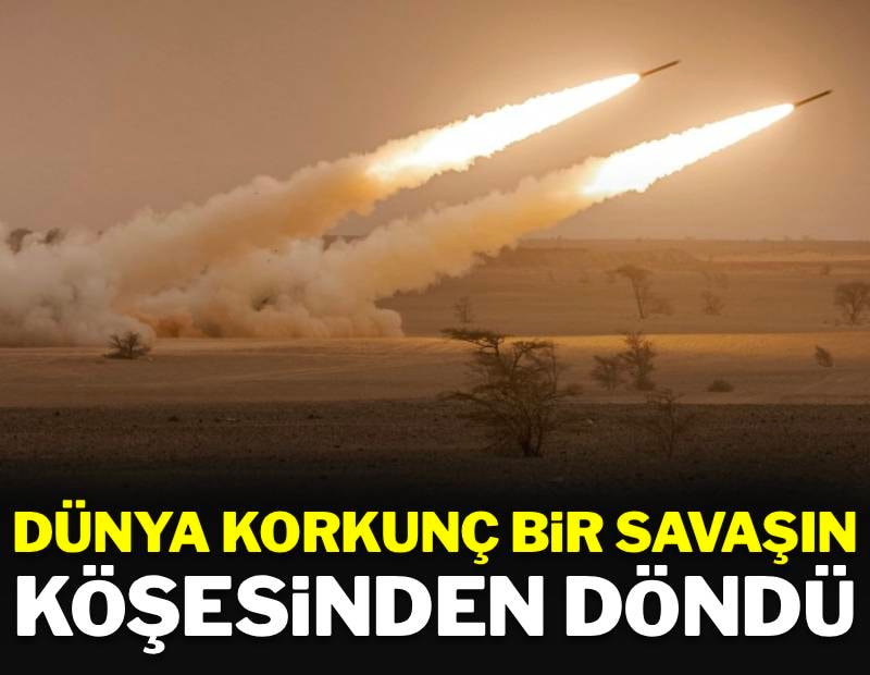 Dünya korkunç bir savaşın köşesinden döndü