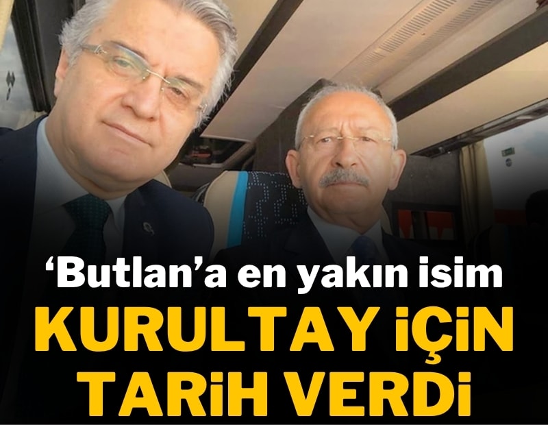 'Butlan'a en yakın isim kurultay için tarih verdi