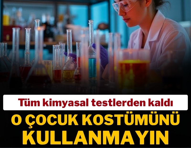 Çocuk kostümünde tehlike tespit edildi; bakanlık toplatma kararı verdi