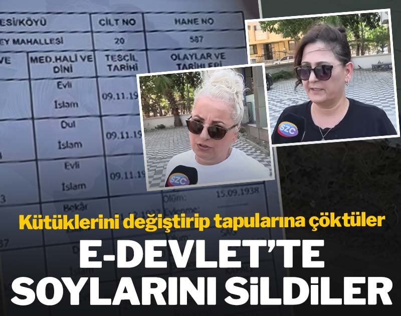 E- Devlet'te soylarını sildiler! Kütüklerini değiştirip tapularına çöktüler