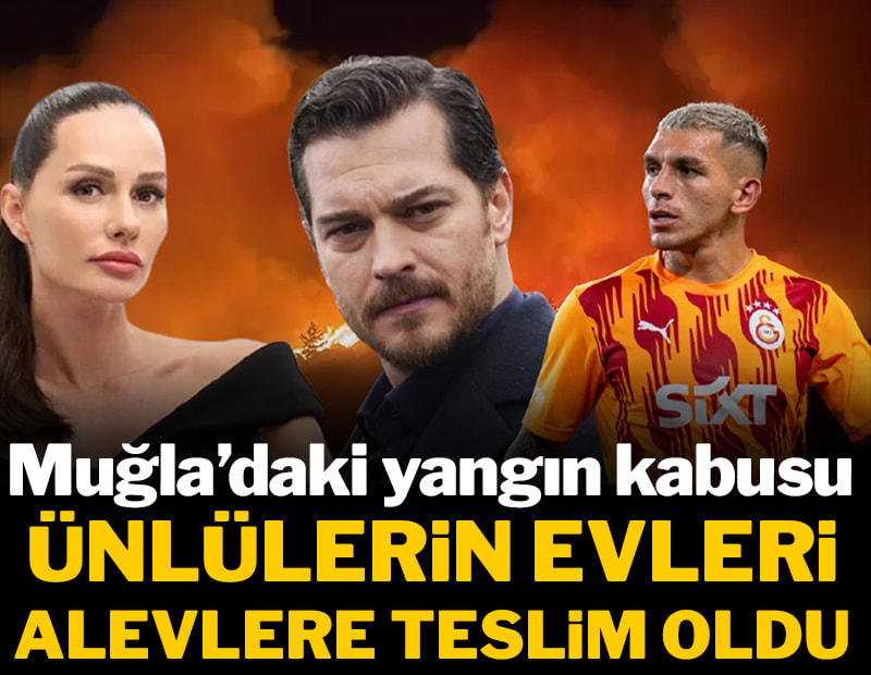 Milas'taki orman yangını lüks siteyi vurdu: Ünlü isimlerin evleri zarar gördü