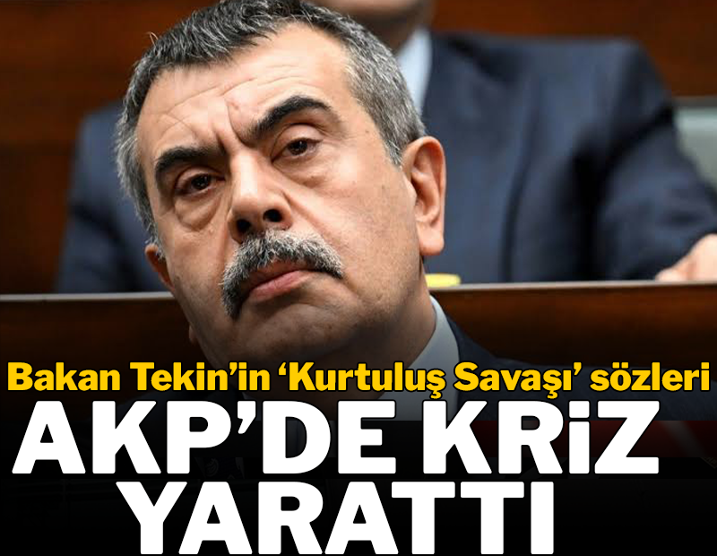 Kurtuluş Savaşı çıkışı Bakan Tekin'i AKP'li isimle karşı karşıya getirdi