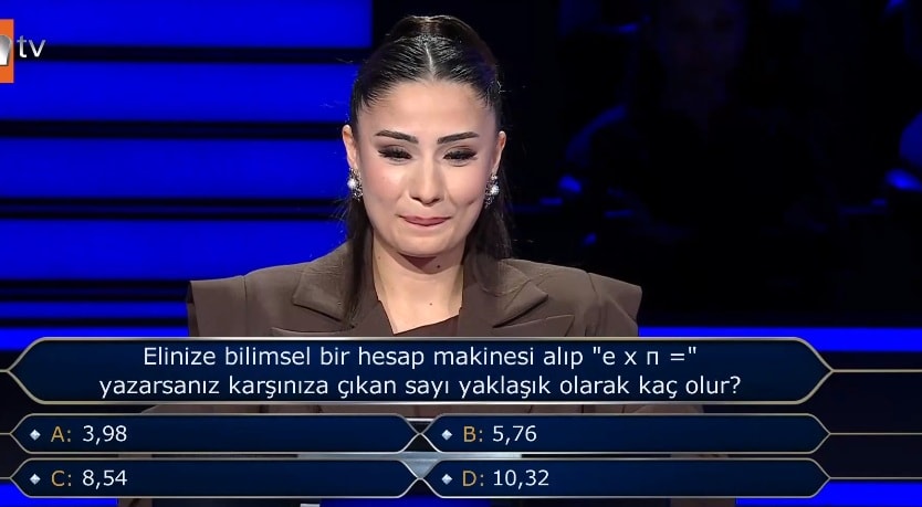 Matematik mezunu yarışmacı matematik sorusunda elendi