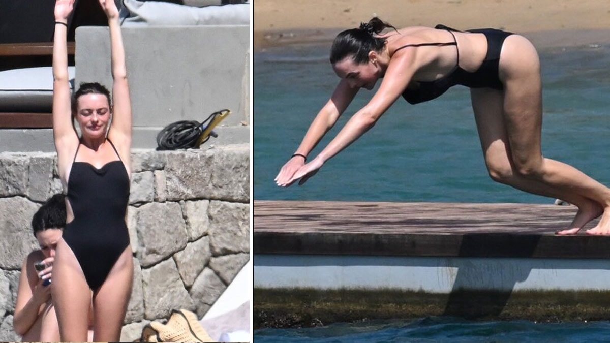 Melis Sezen'in Bodrum tatilinden renkli kareler: İskeleye kadar yüzdü
