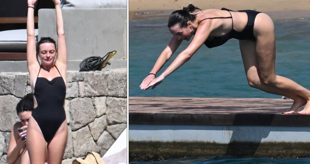 Melis Sezen'in Bodrum tatilinden renkli kareler: İskeleye kadar yüzdü