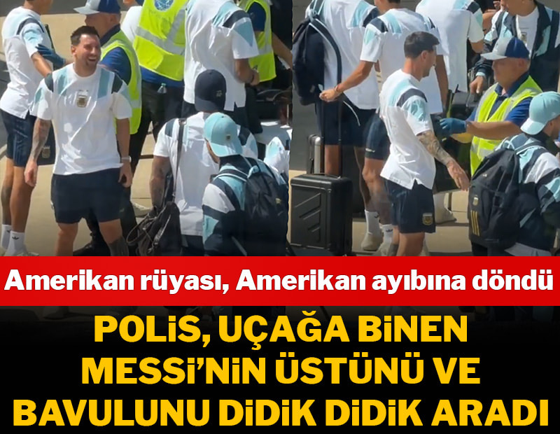 Arjantin dedektörle arandı, Messi'nin tepkisi olay oldu