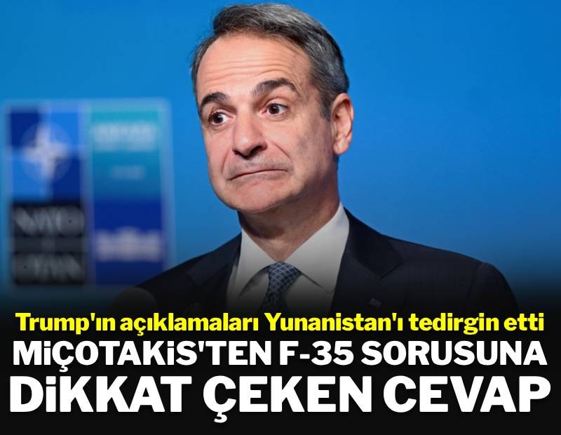 F-35 açıklaması Yunan Başbakanı'nın canını sıktı